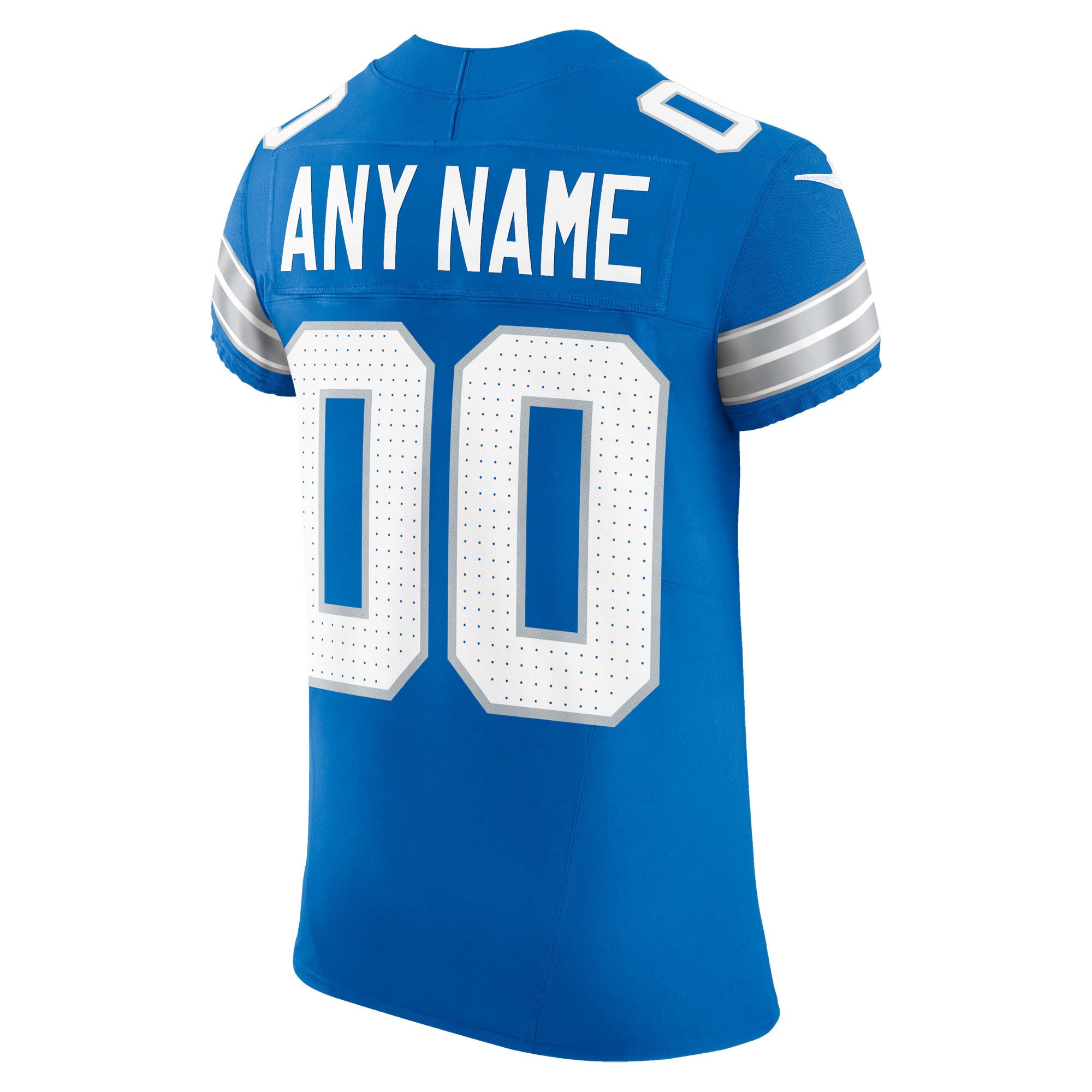 Detroit Lions Blue Team Vapor F.U.S.E. Elite Custom Jersey