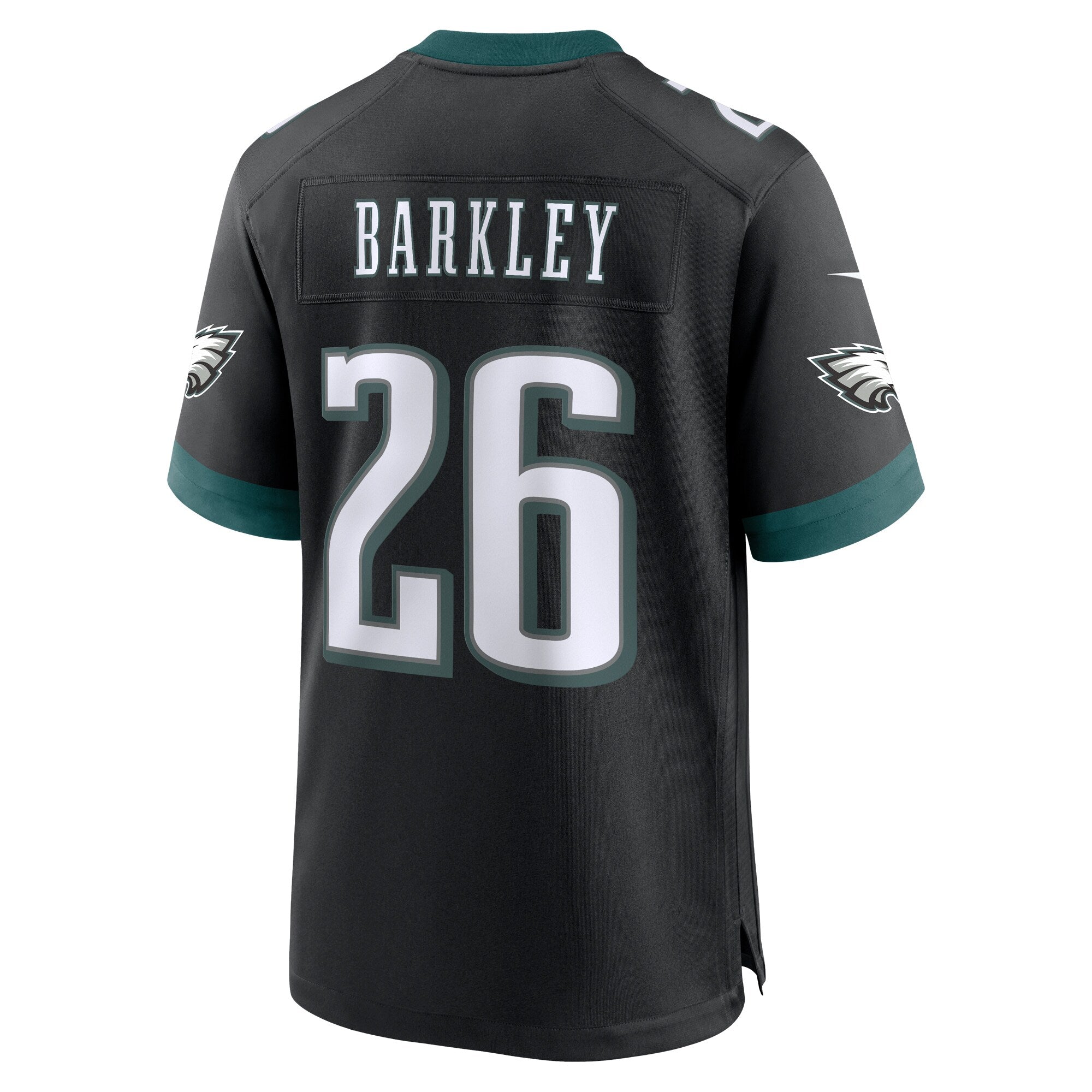 Philadelphia Eagles Saquon Barkley Black Alternate Game Jersey
