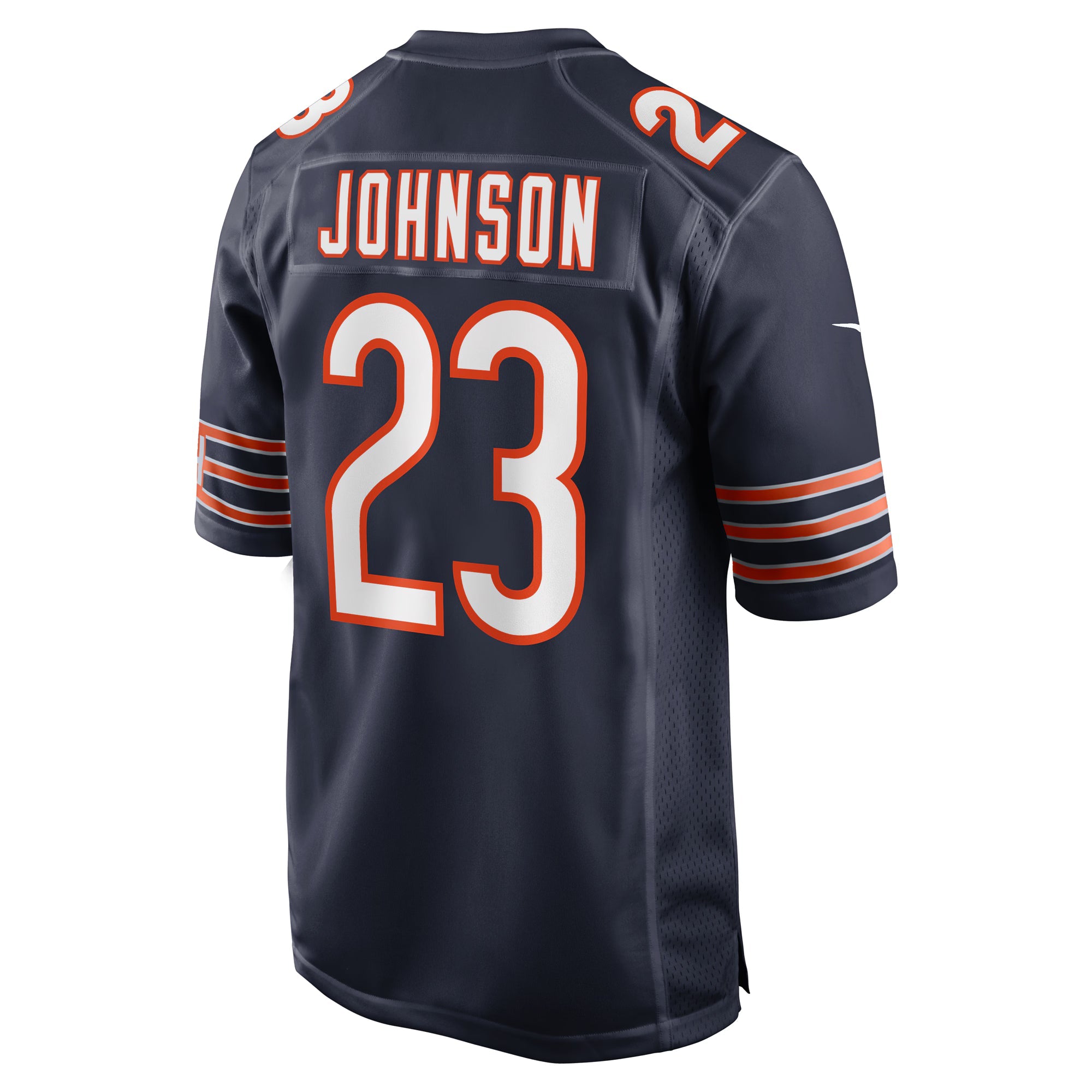 Chicago Bears Roschon Johnson Navy Team Game Jersey