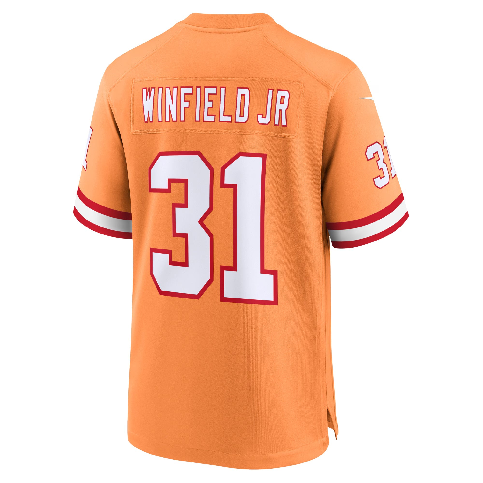 Tampa Bay Buccaneers Antoine Winfield Jr. Orange Throwback Game Jersey