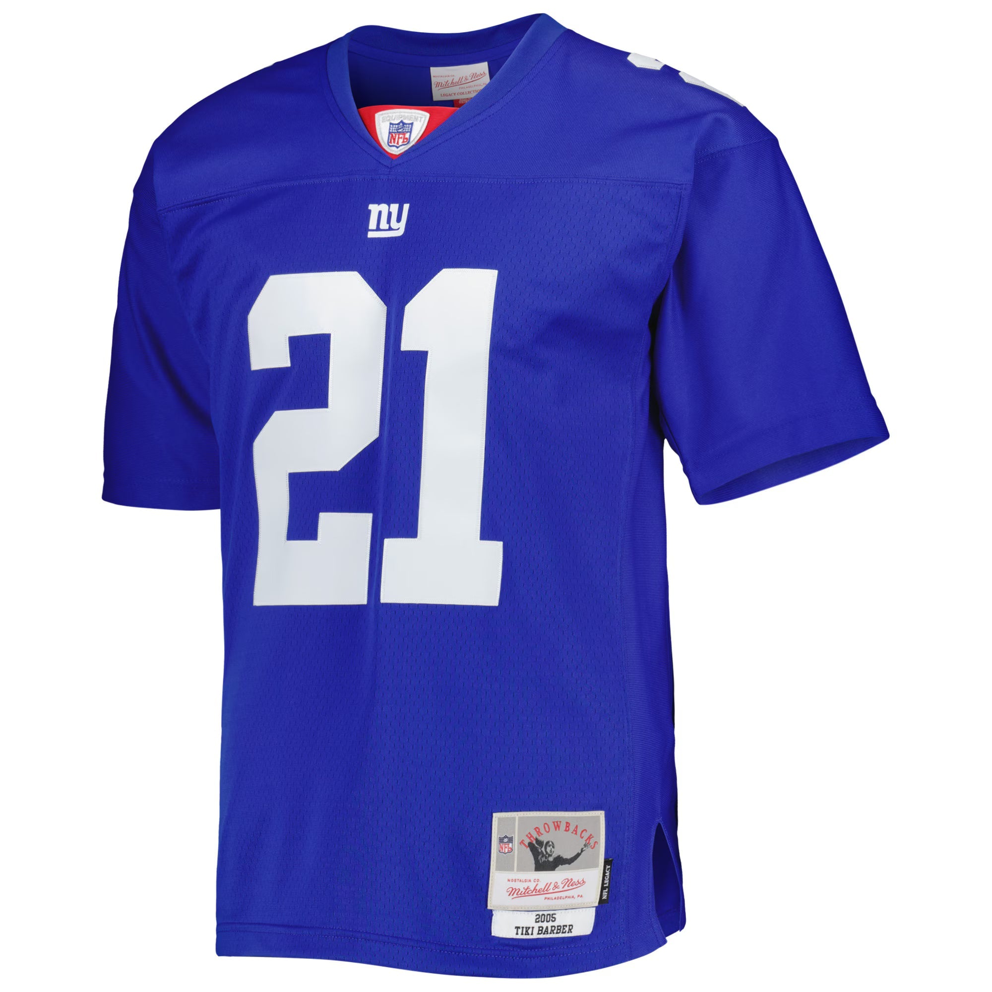 New York Giants Tiki Barber Mitchell & Ness Royal Legacy Replica Jersey
