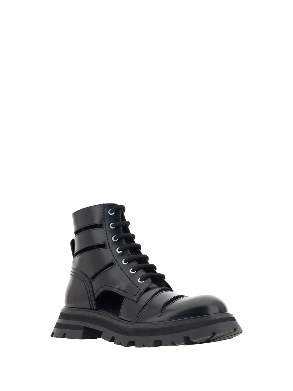 Alexander Mcqueen Women Wander Combat Boots