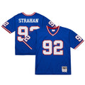 New York Giants Michael Strahan Mitchell & Ness Royal 1993 Legacy Replica Jersey
