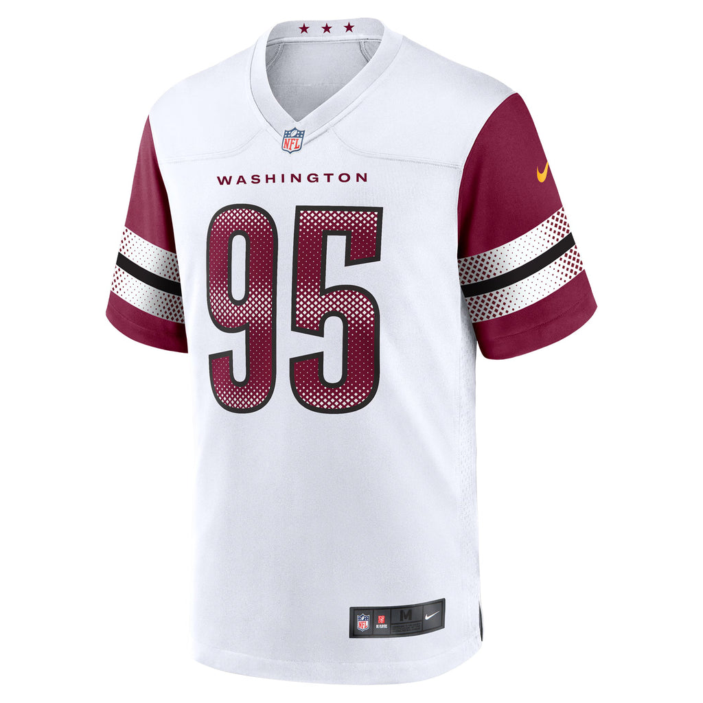 Washington Commanders Jer'Zhan Newton White Game Jersey