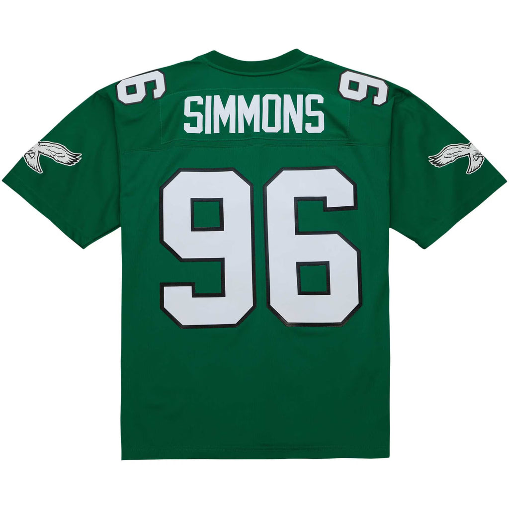 Philadelphia Eagles Clyde Simmons Mitchell & Ness Kelly Green Legacy Replica Jersey