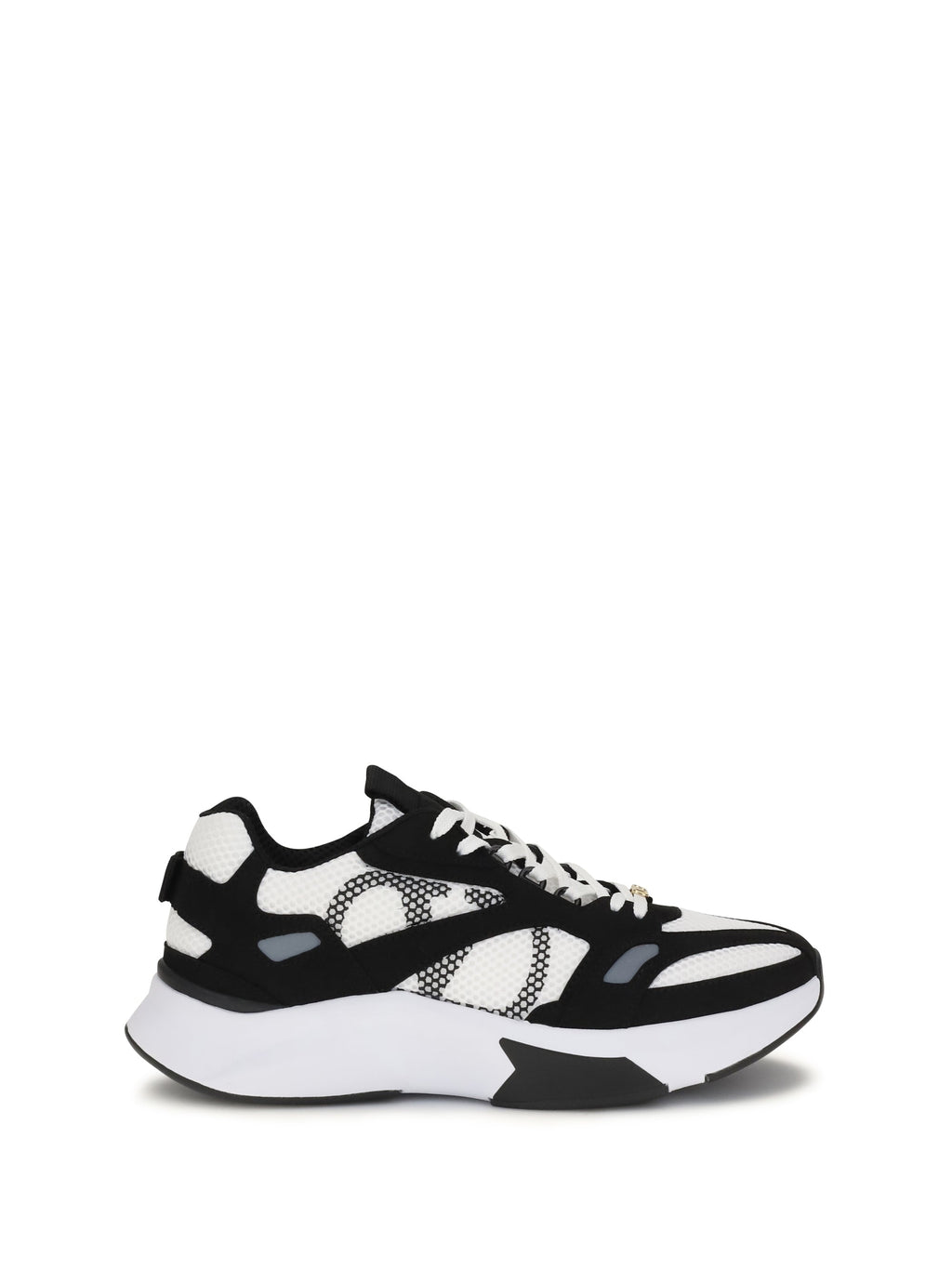 Valentino Garavani Men Demivee Mesh And Suede Sneakers