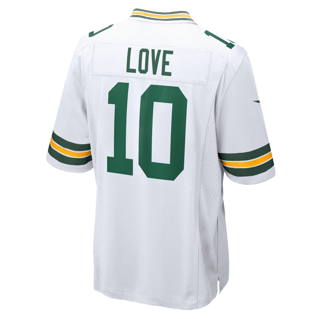 Green Bay Packers Jordan Love White Game Jersey