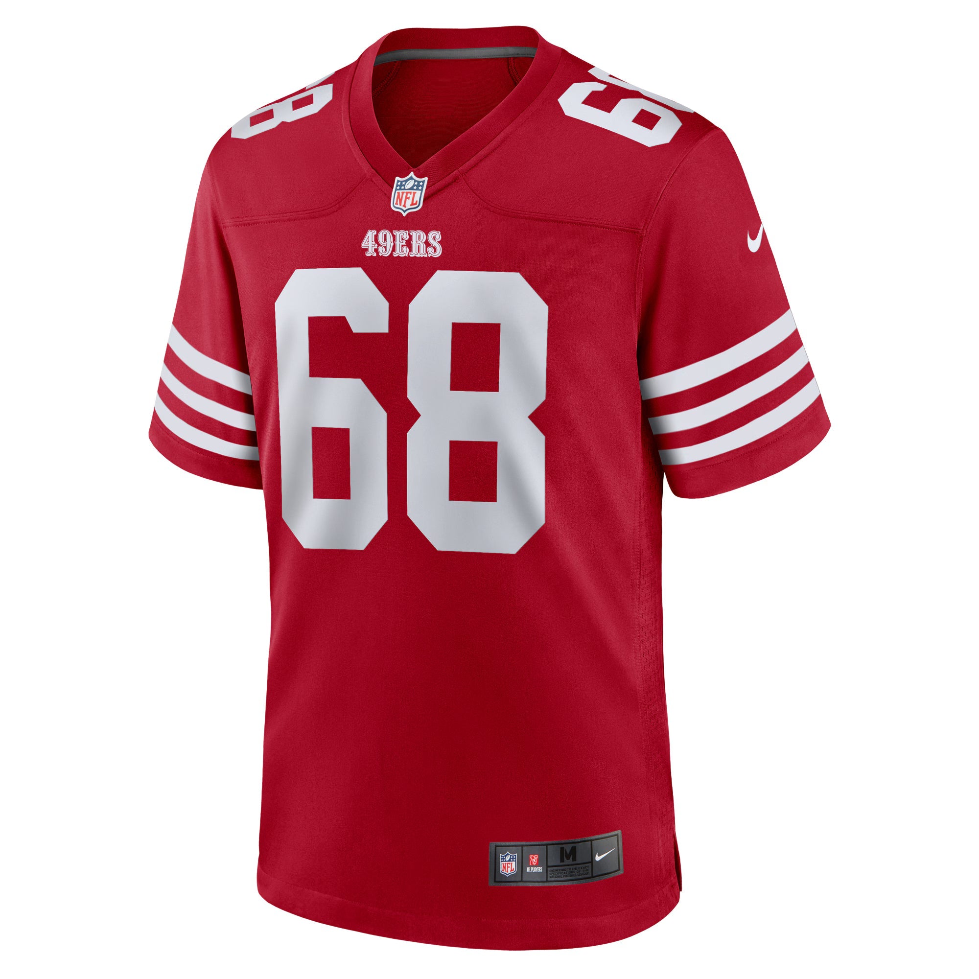 San Francisco 49ers Colton McKivitz Scarlet Game Jersey
