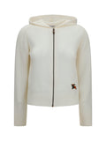 Burberry Women Wool Hooded Cardigan