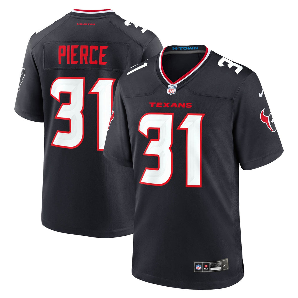 Houston Texans Dameon Pierce Navy Game Jersey