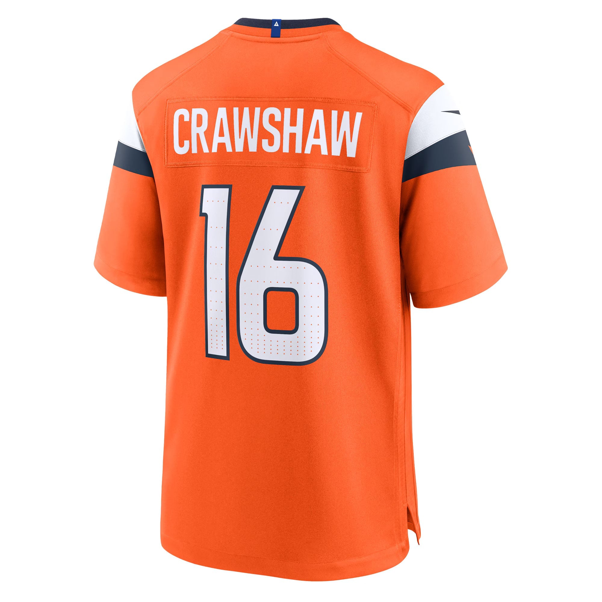 Denver Broncos Jeremy Crawshaw Orange Team Game Jersey