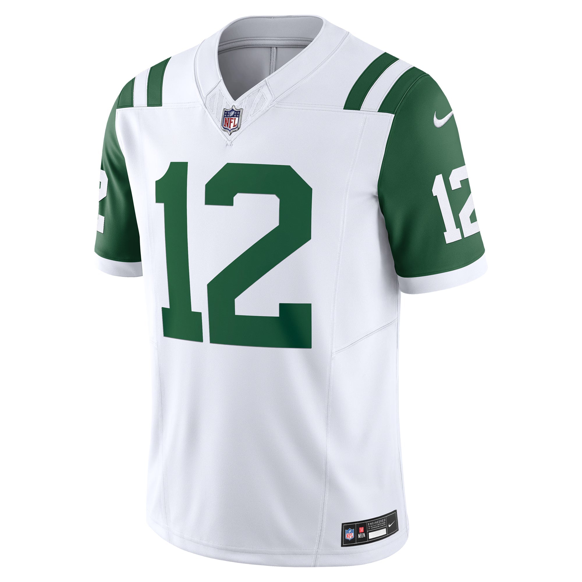 New York Jets Joe Namath White Classic Alternate Vapor F.U.S.E. Retired Player Limited Jersey