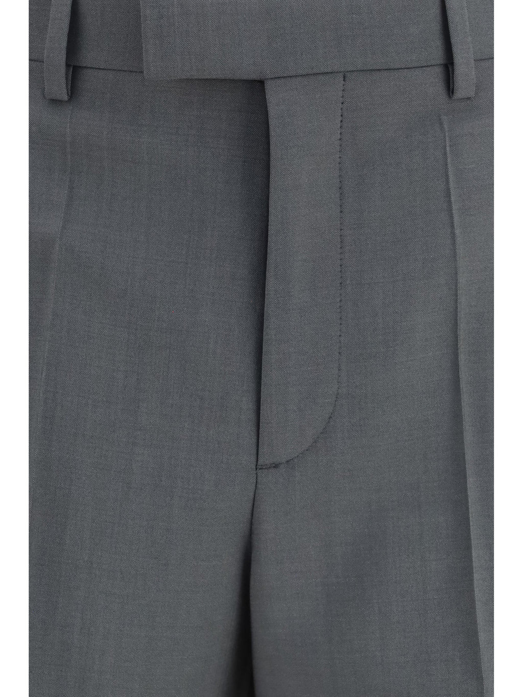 Valentino Men Wool And Mohair Tailored Pants