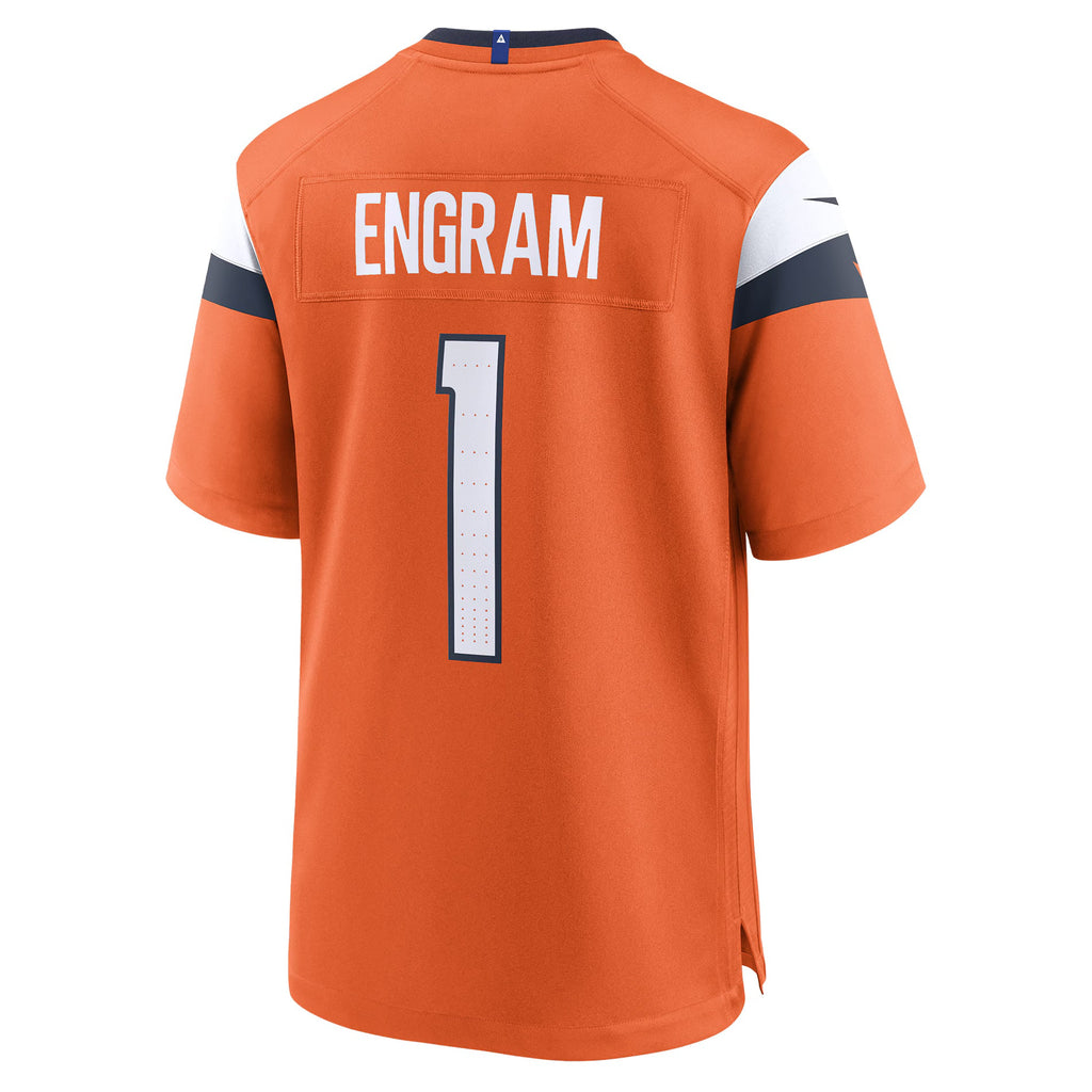 Denver Broncos Evan Engram Orange Team Game Jersey