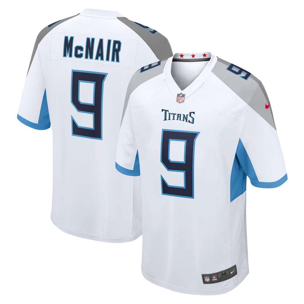 Tennessee Titans Steve McNair White Retired Player Game Jersey