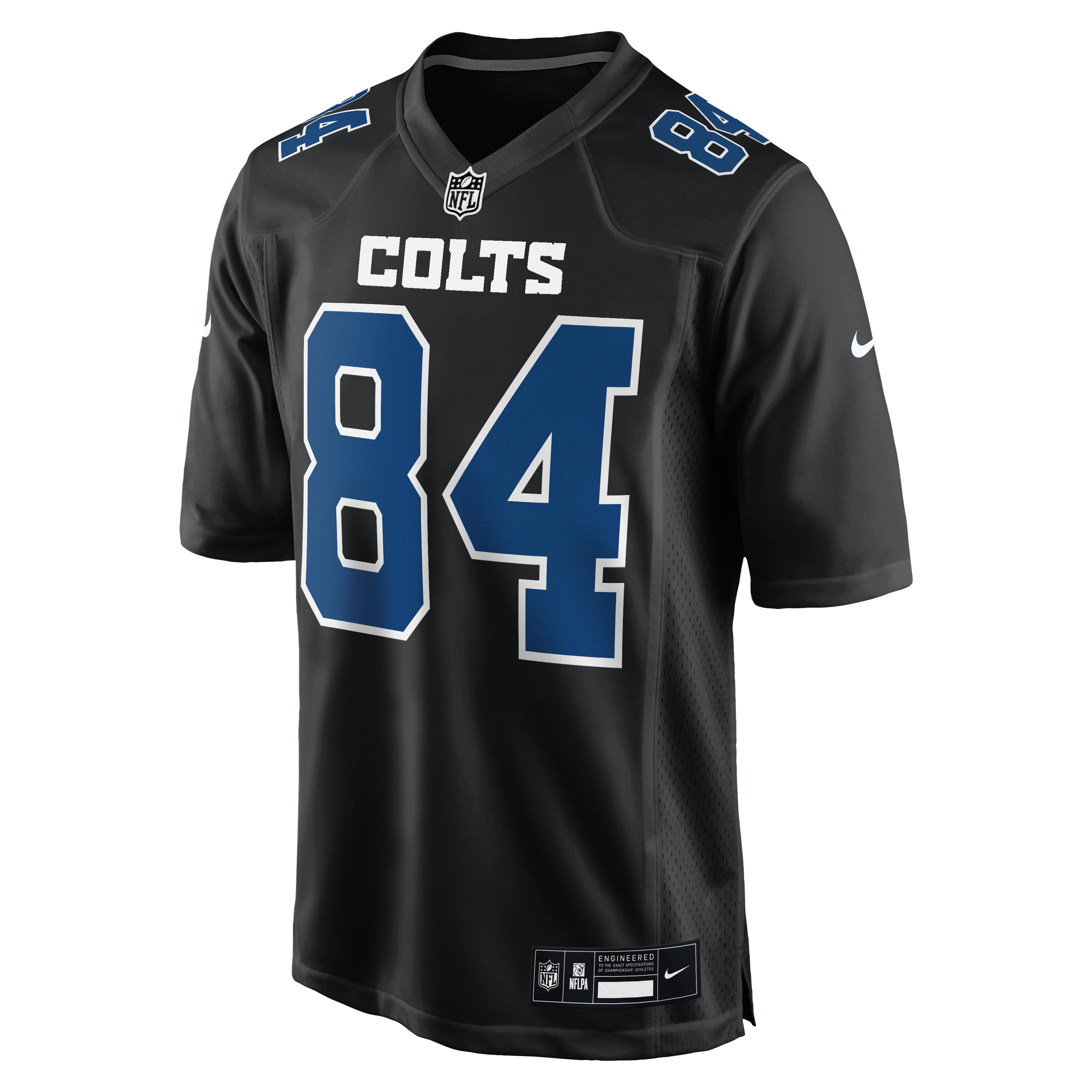 Indianapolis Colts Tyler Warren Carbon Black Fashion Game Jersey