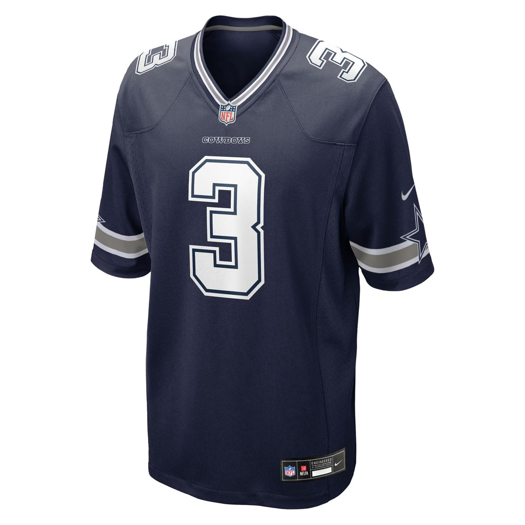 Dallas Cowboys George Pickens Navy Game Jersey