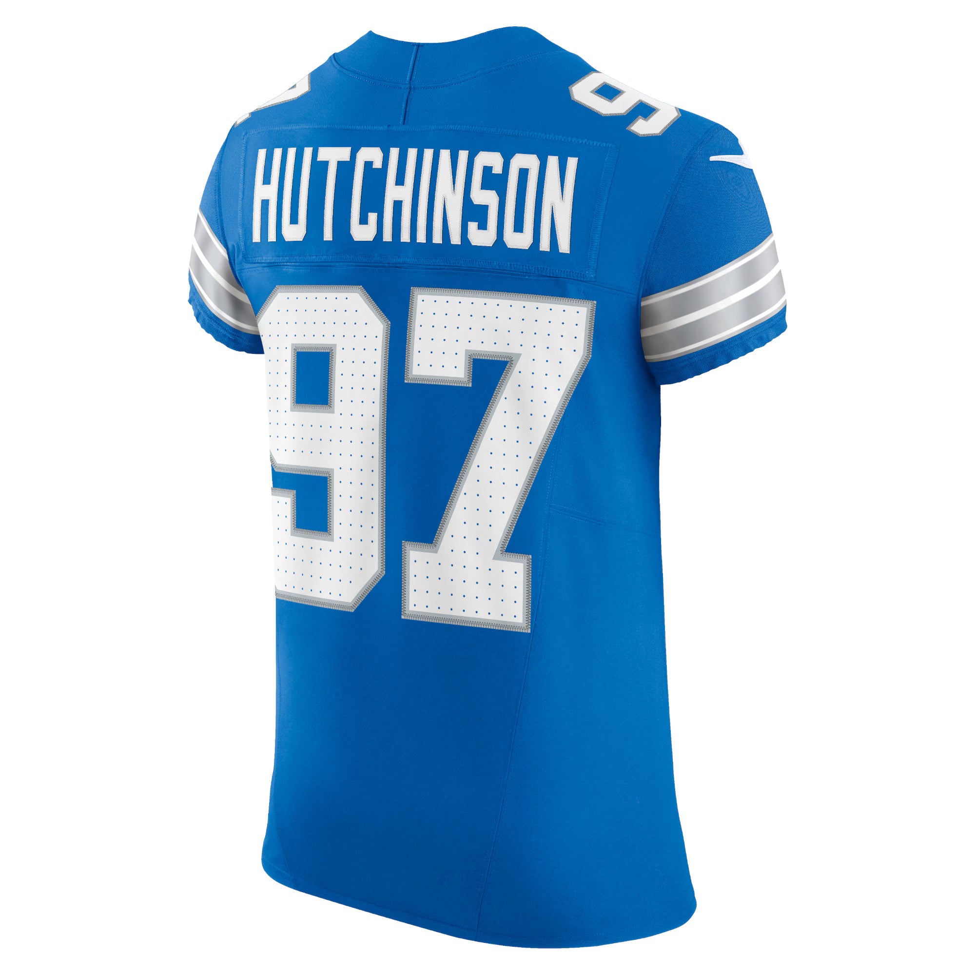 Detroit Lions Aidan Hutchinson Blue Vapor F.U.S.E. Elite Jersey