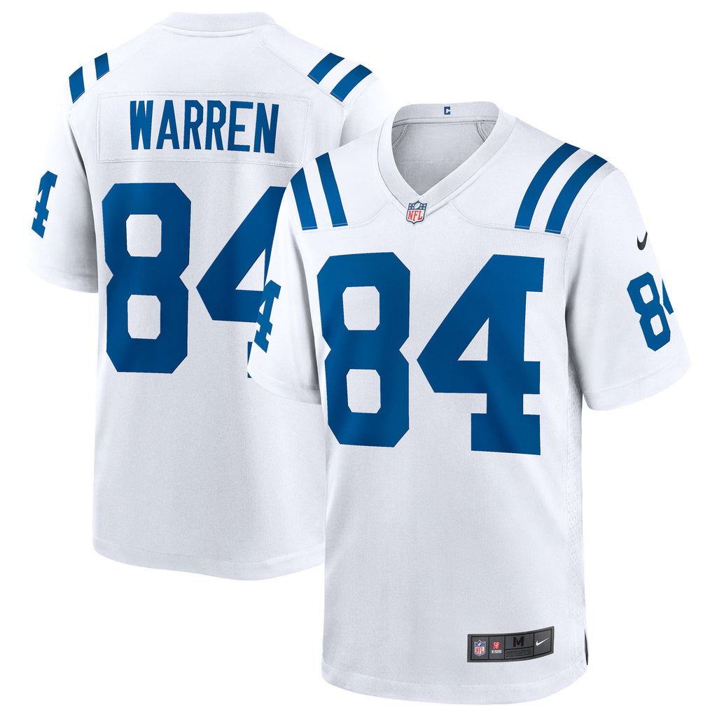 Indianapolis Colts Tyler Warren White Game Jersey