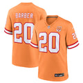 Tampa Bay Buccaneers Ronde Barber Creamsicle 50th Season Game Jersey