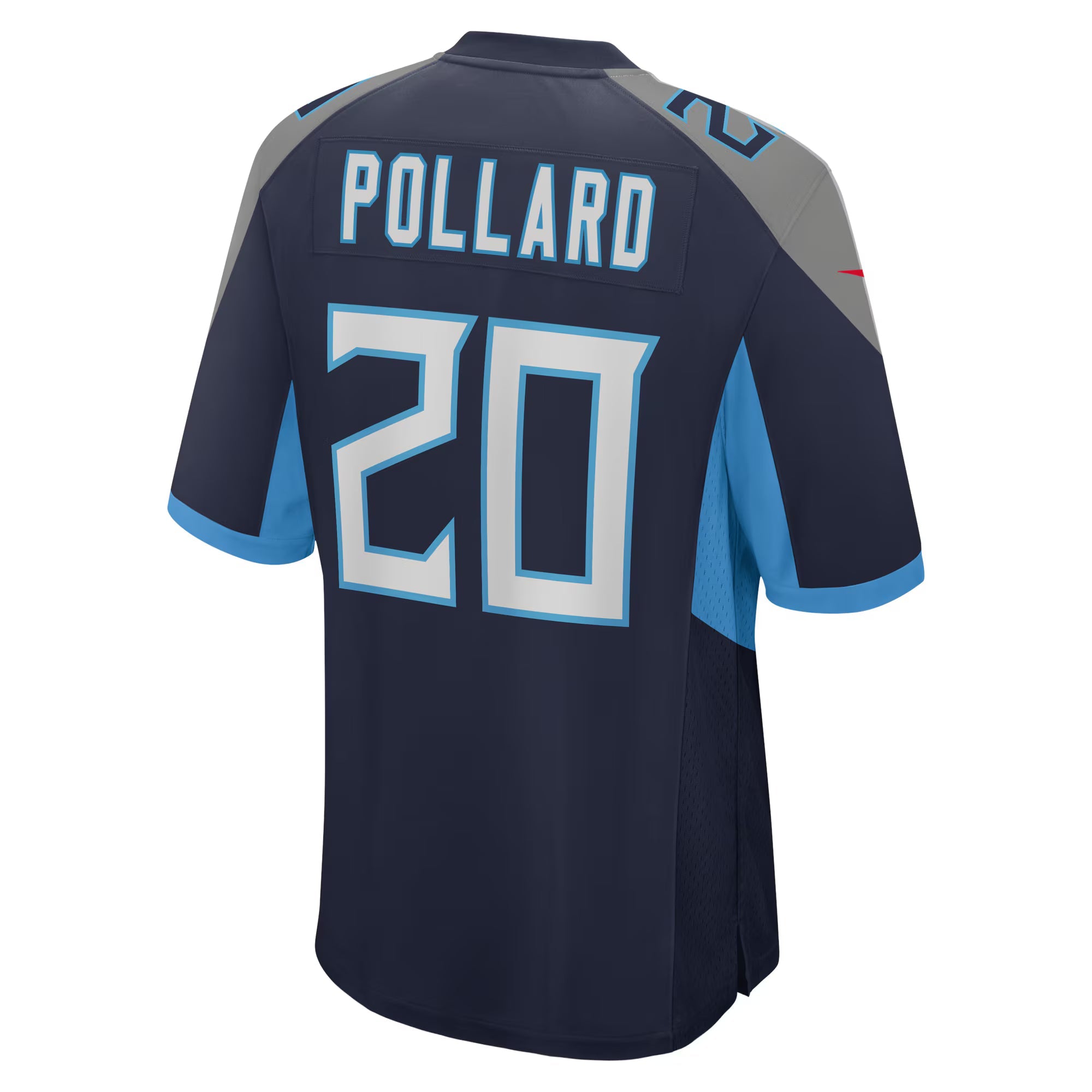 Tennessee Titans Tony Pollard Navy Game Player Jersey