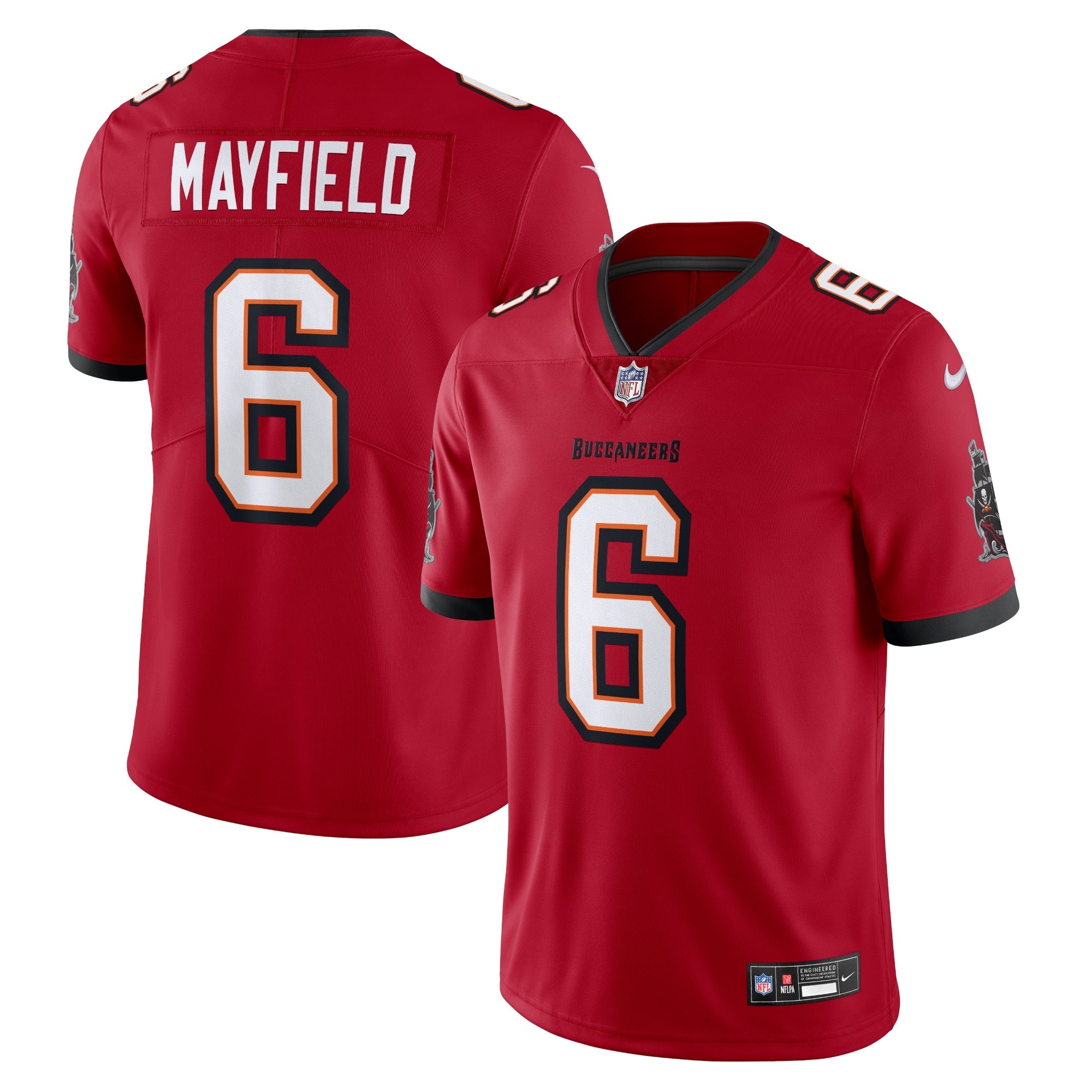 Tampa Bay Buccaneers Baker Mayfield Red Vapor Untouchable Limited Jersey