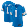 Detroit Lions Jameson Williams Blue Game Player Jersey