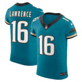 Jacksonville Jaguars Trevor Lawrence Teal Prowler Throwback Vapor F.U.S.E. Elite Jersey