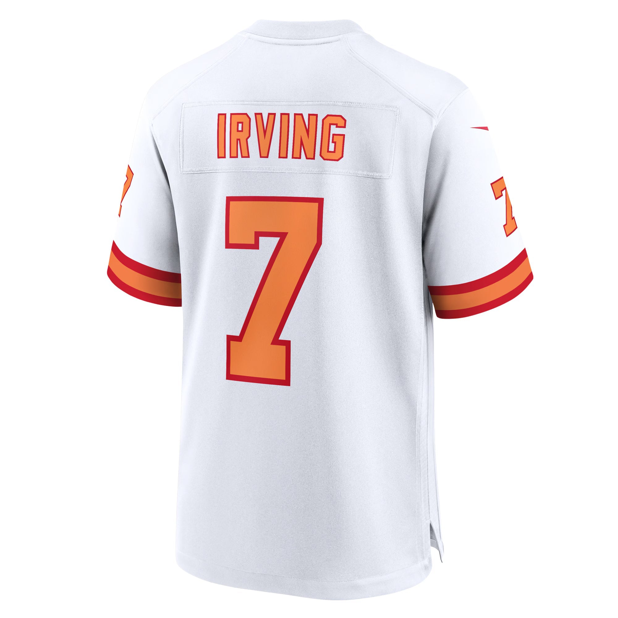 76 Tampa Bay Buccaneers Bucky Irving White 50th Season Game Jersey