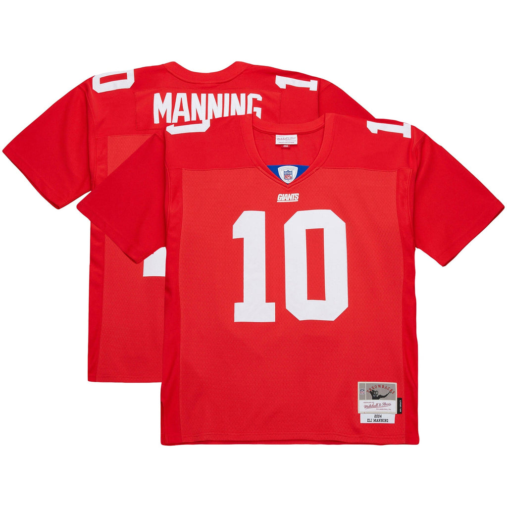 New York Giants Eli Manning Mitchell & Ness Red 2004 Team Legacy Retired Player Big & Tall Jersey