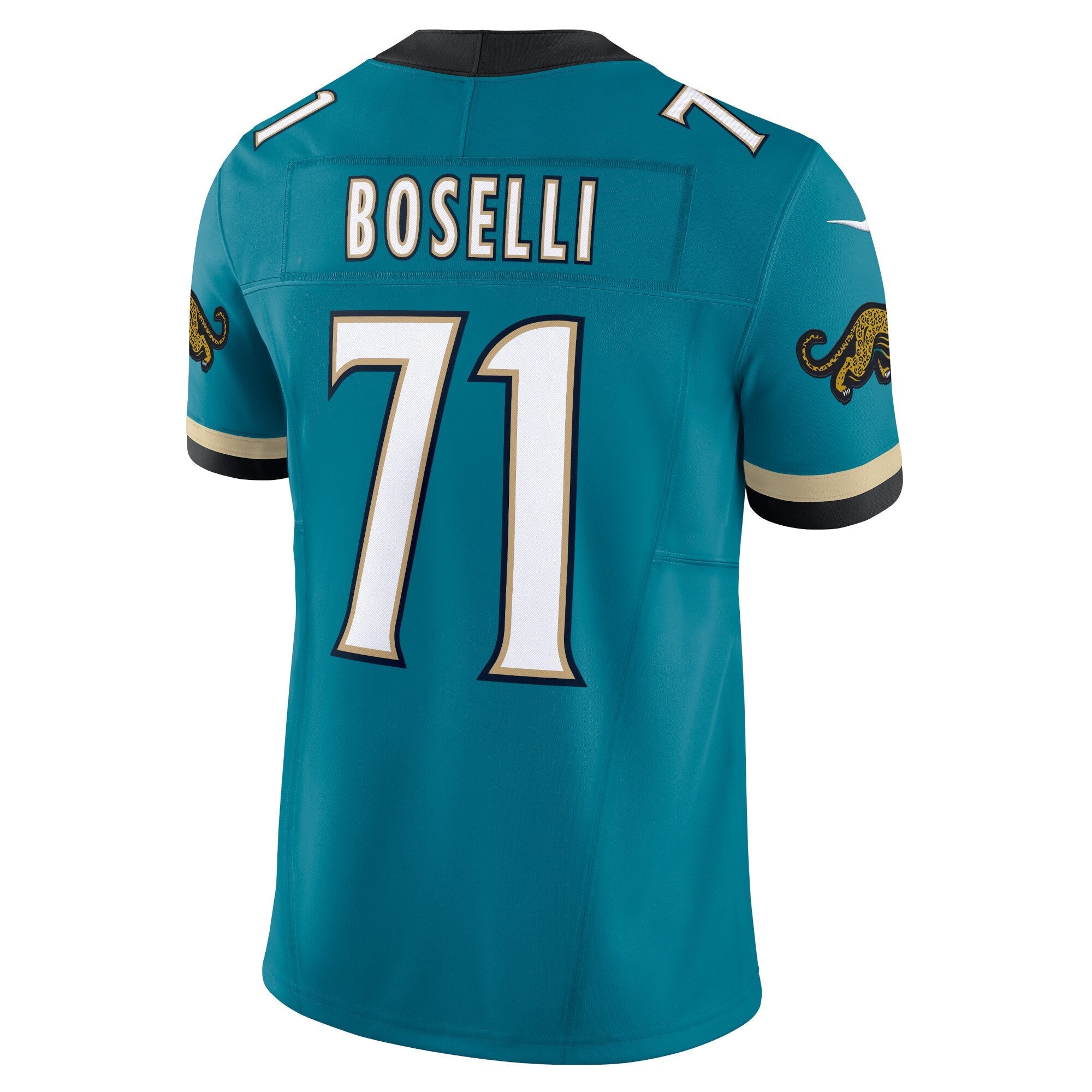 Jacksonville Jaguars Tony Boselli Teal Prowler Throwback Vapor F.U.S.E. Limited Retired Player Jersey