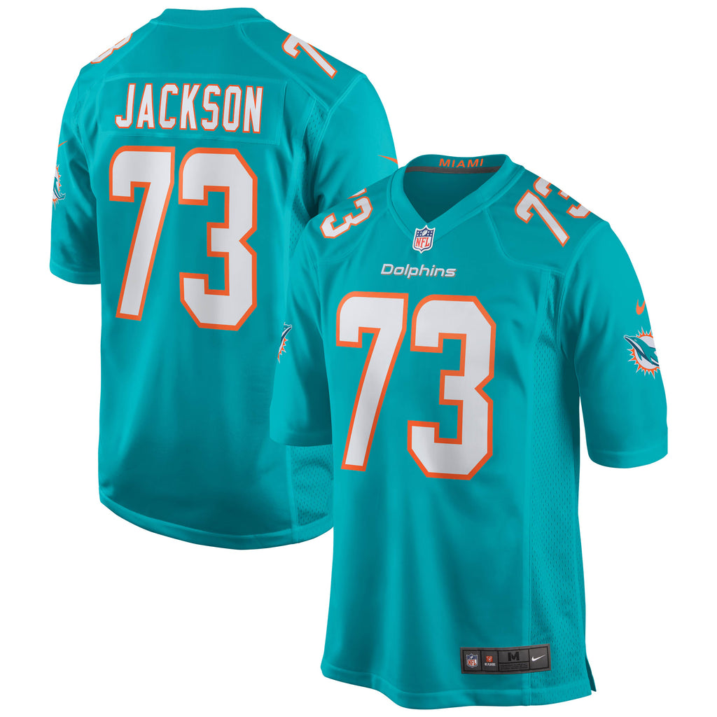 Miami Dolphins Austin Jackson Aqua Game Jersey