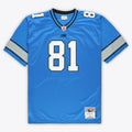 Detroit Lions Calvin Johnson Mitchell & Ness Blue Big & Tall 2007 Legacy Retired Player Jersey