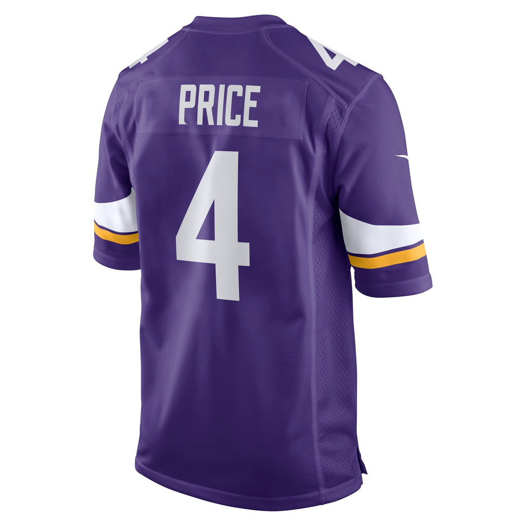 Minnesota Vikings Myles Price Purple Team Game Jersey