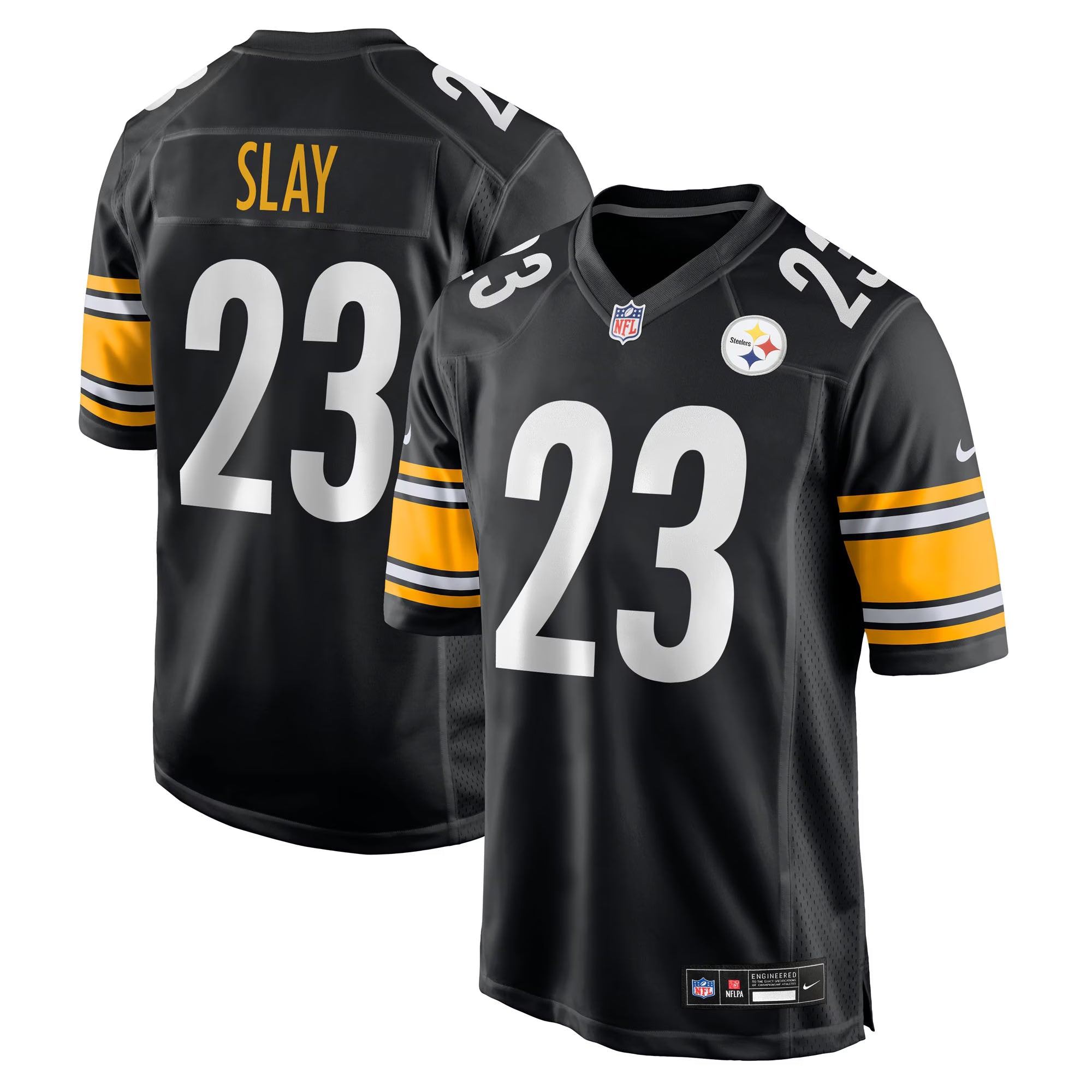 Pittsburgh Steelers Darius Slay Black Team Game Jersey