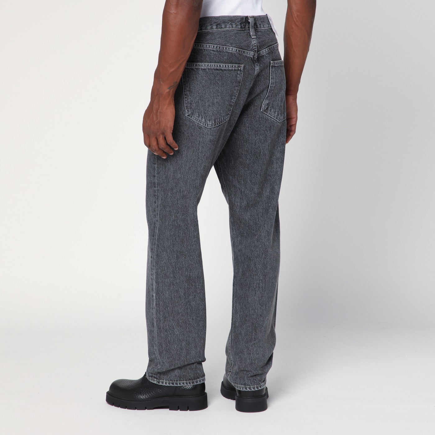 Agolde Washed-Effect Grey Jeans Men