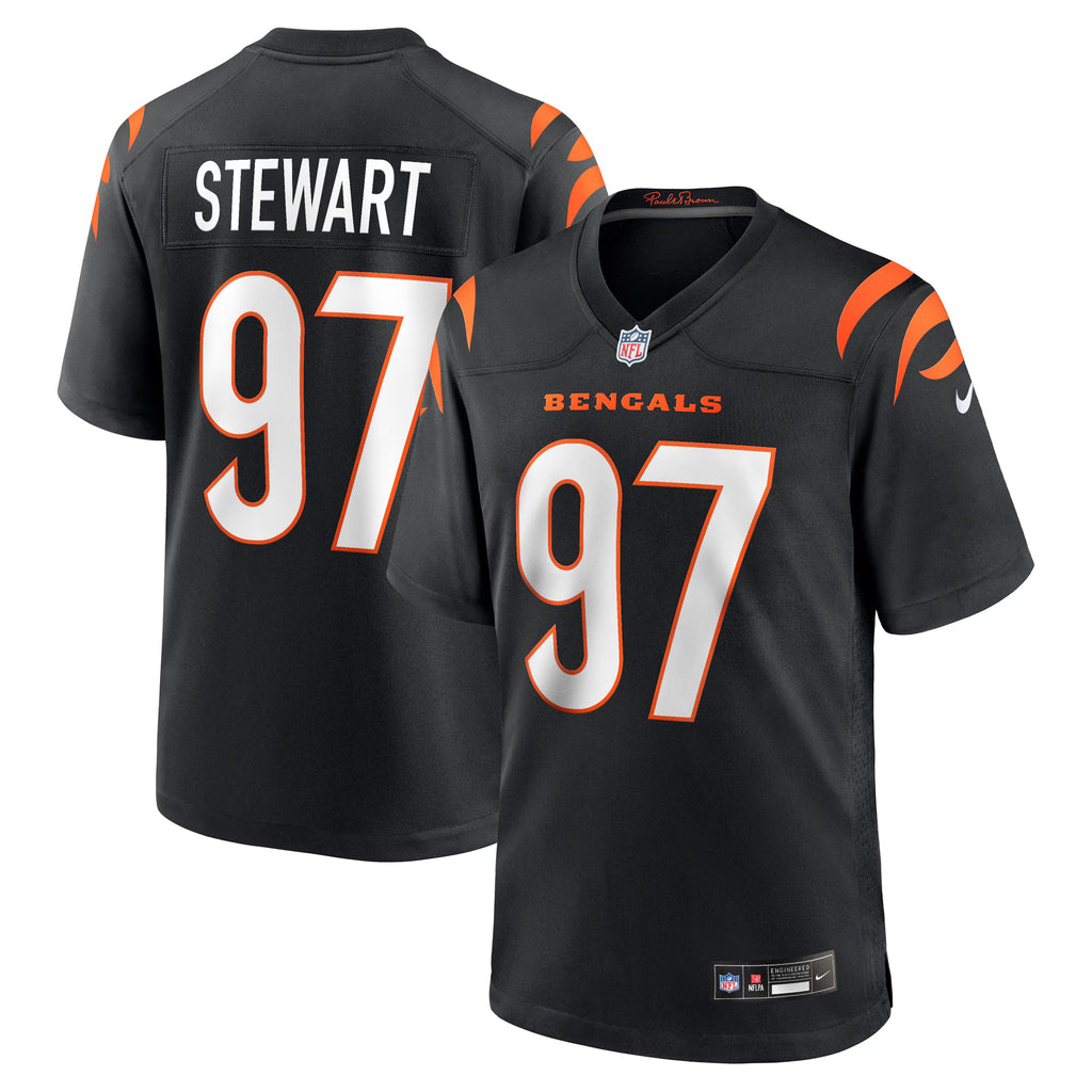 Cincinnati Bengals Shemar Stewart Black Team Game Jersey