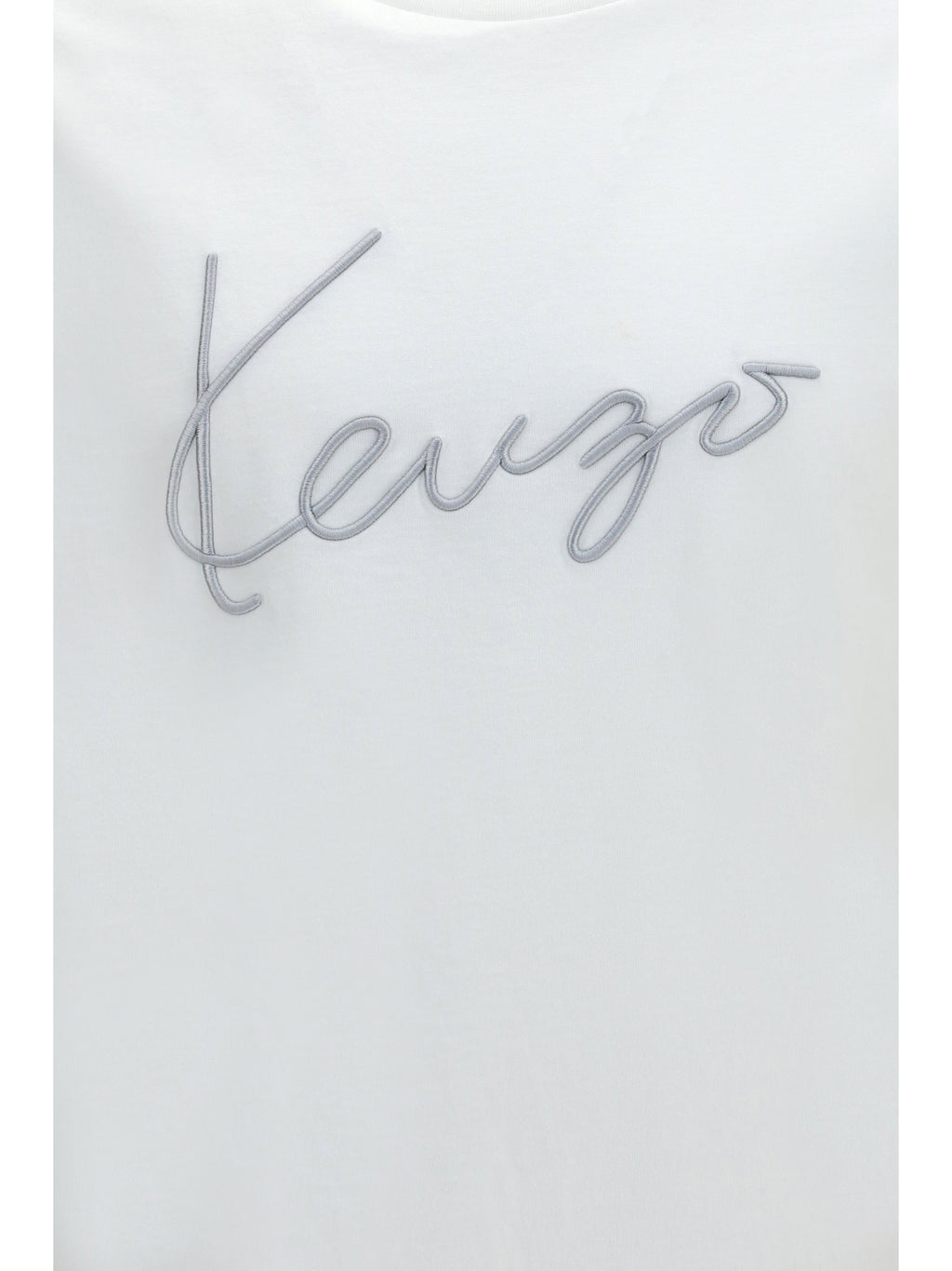 Kenzo Men Embroidered Signature Cotton T-Shirt