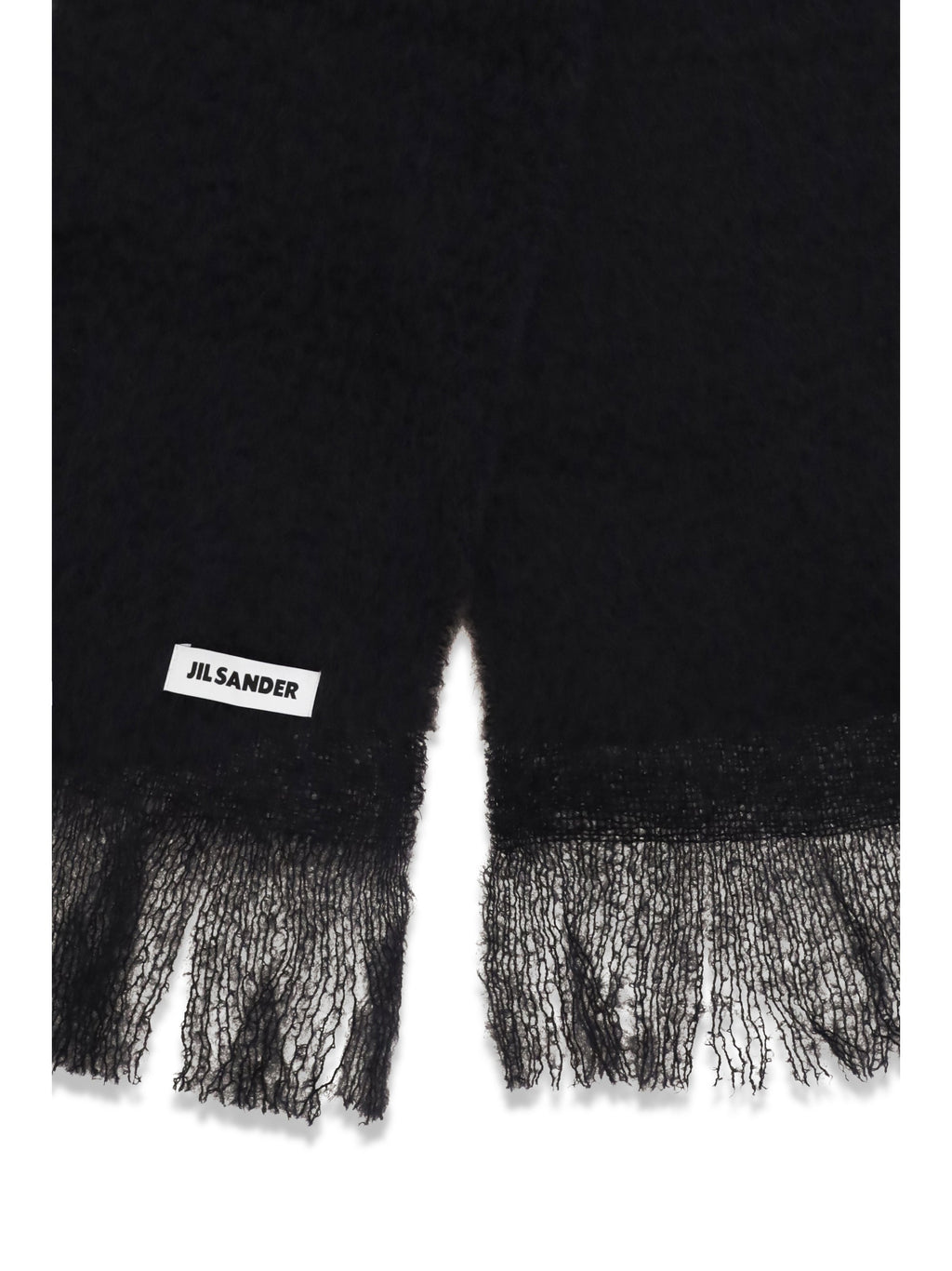 Jil Sander Women Wool Scarf With Logo
