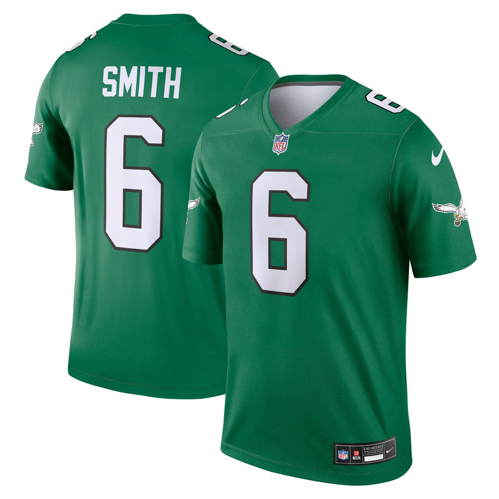 Philadelphia Eagles DeVonta Smith Kelly Green Legend Player Performance Top