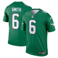 Philadelphia Eagles DeVonta Smith Kelly Green Legend Player Performance Top