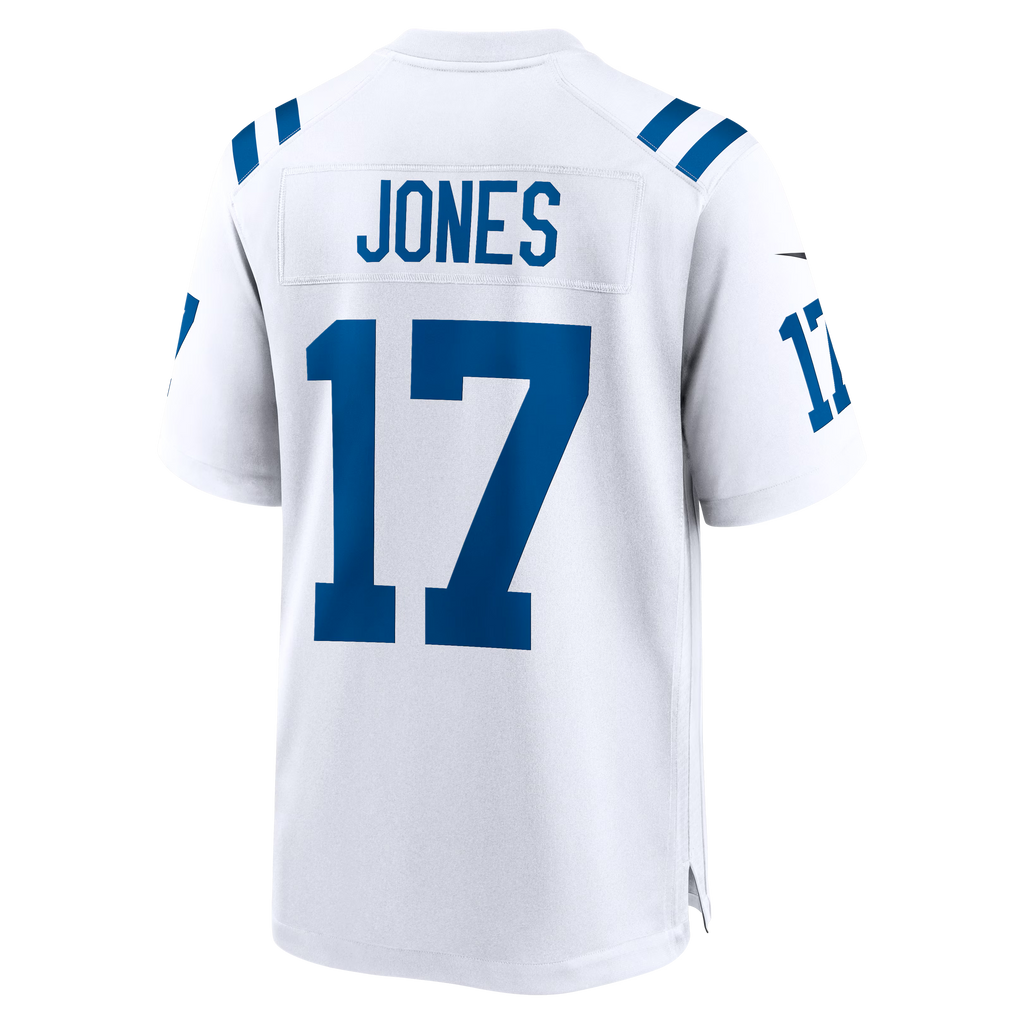 Indianapolis Colts Daniel Jones White Game Jersey