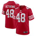San Francisco 49ers Tatum Bethune Scarlet Game Jersey