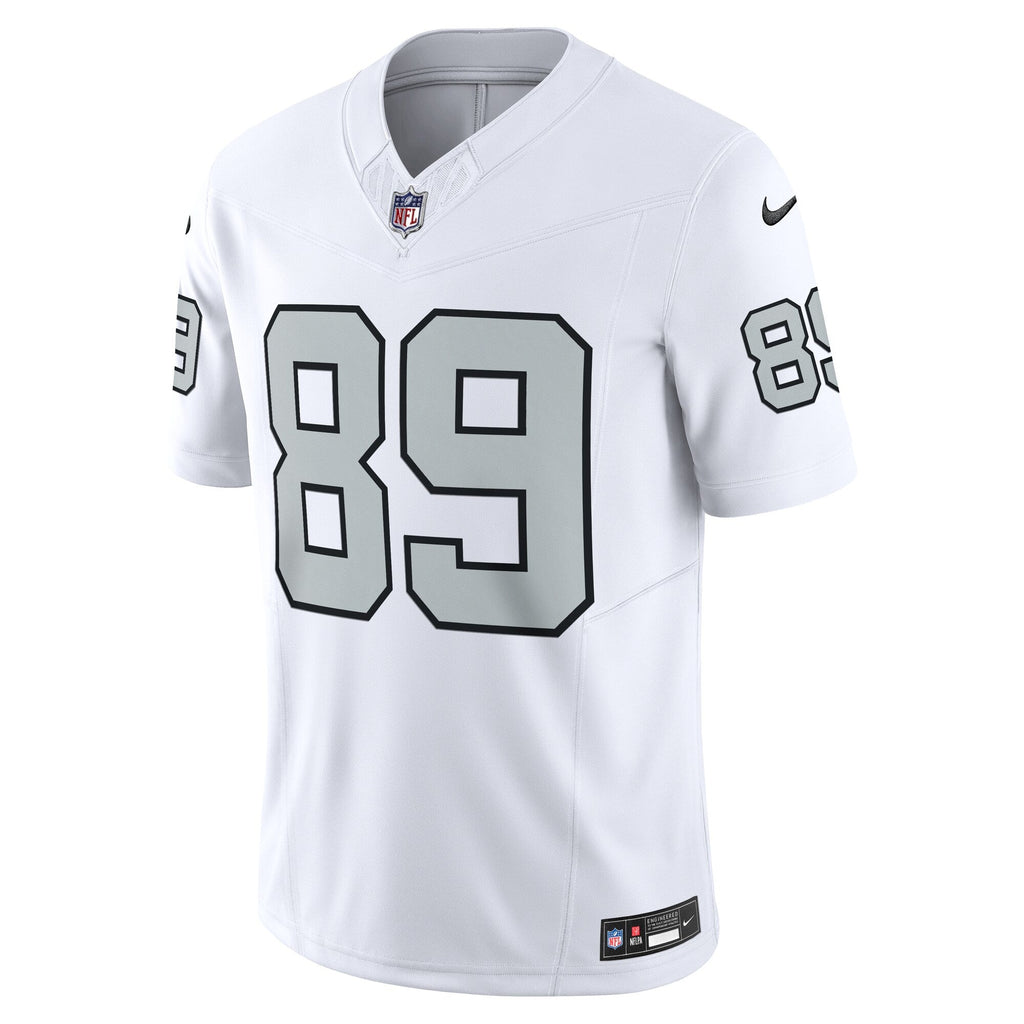 Las Vegas Raiders Brock Bowers White Alternate Vapor F.U.S.E. Limited Jersey