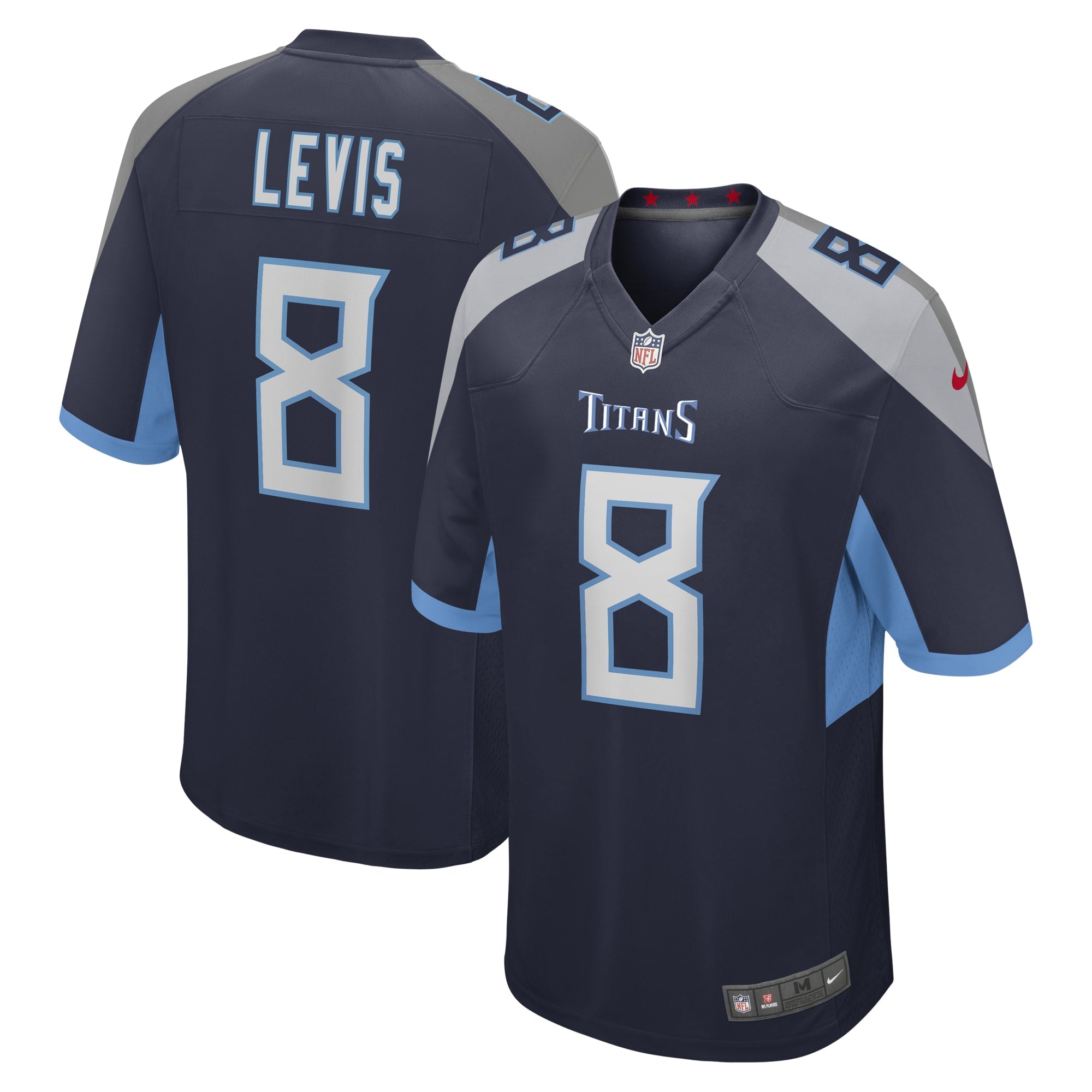 Tennessee Titans Will Levis Navy Game Jersey