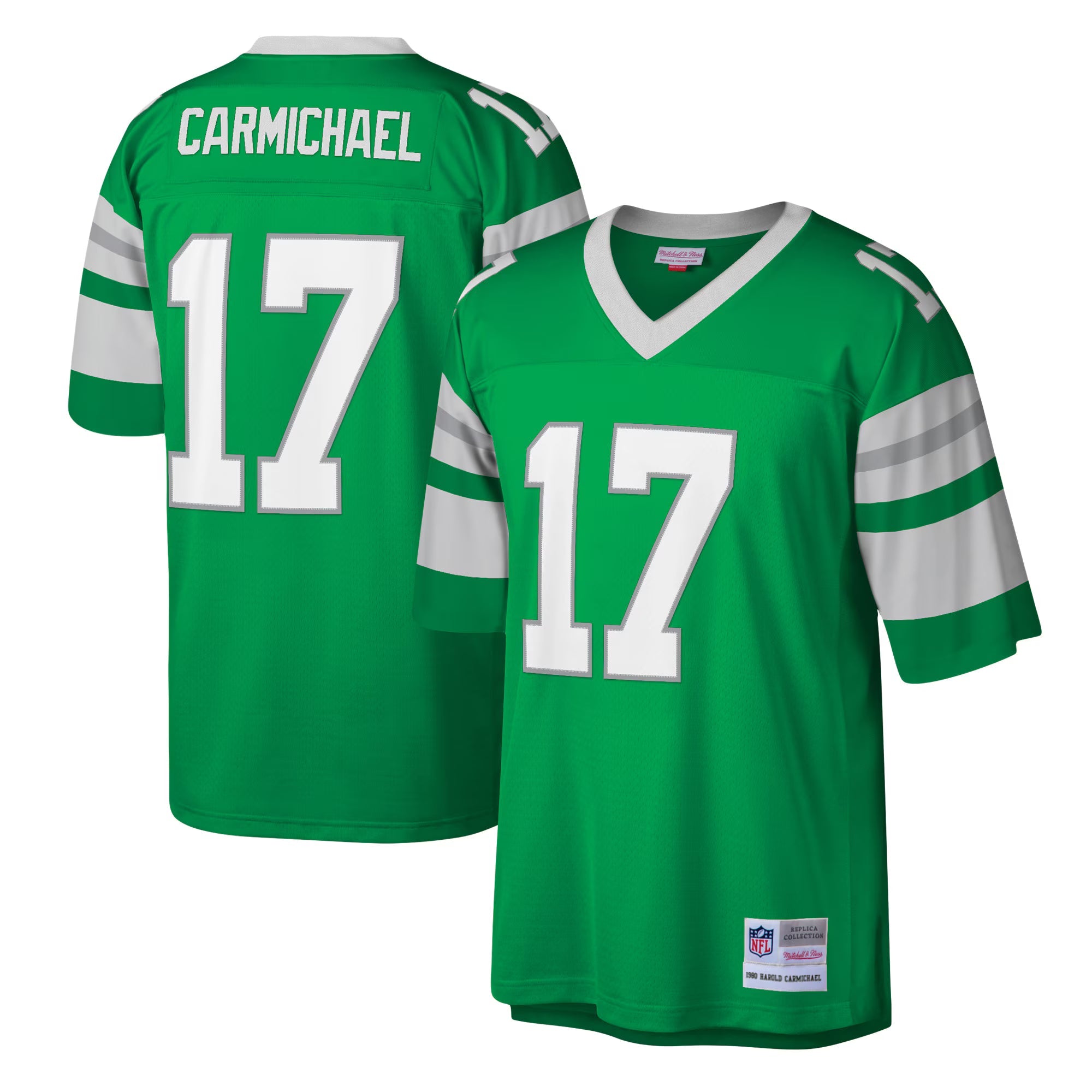 Philadelphia Eagles Harold Carmichael Mitchell & Ness Kelly Green Legacy Replica Jersey