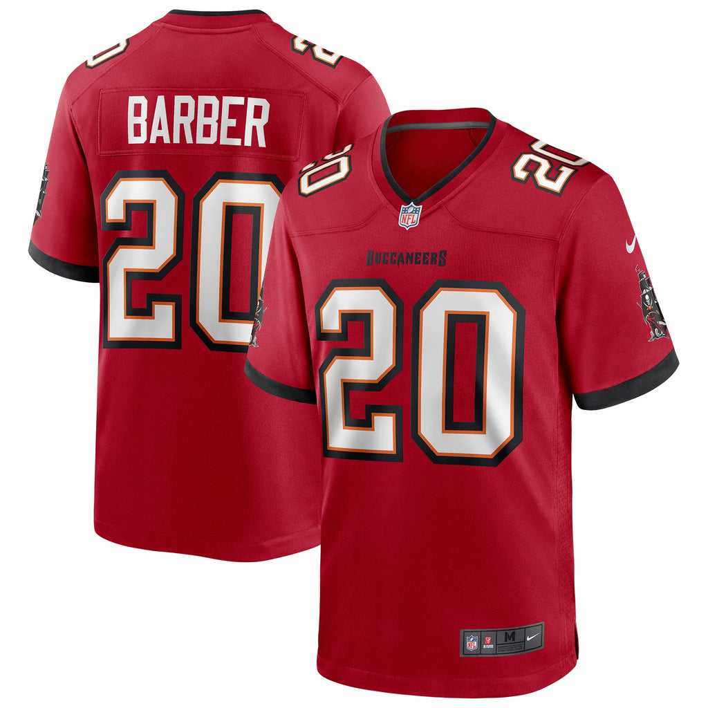 Tampa Bay Buccaneers Ronde Barber Red Game Retired Player Jersey