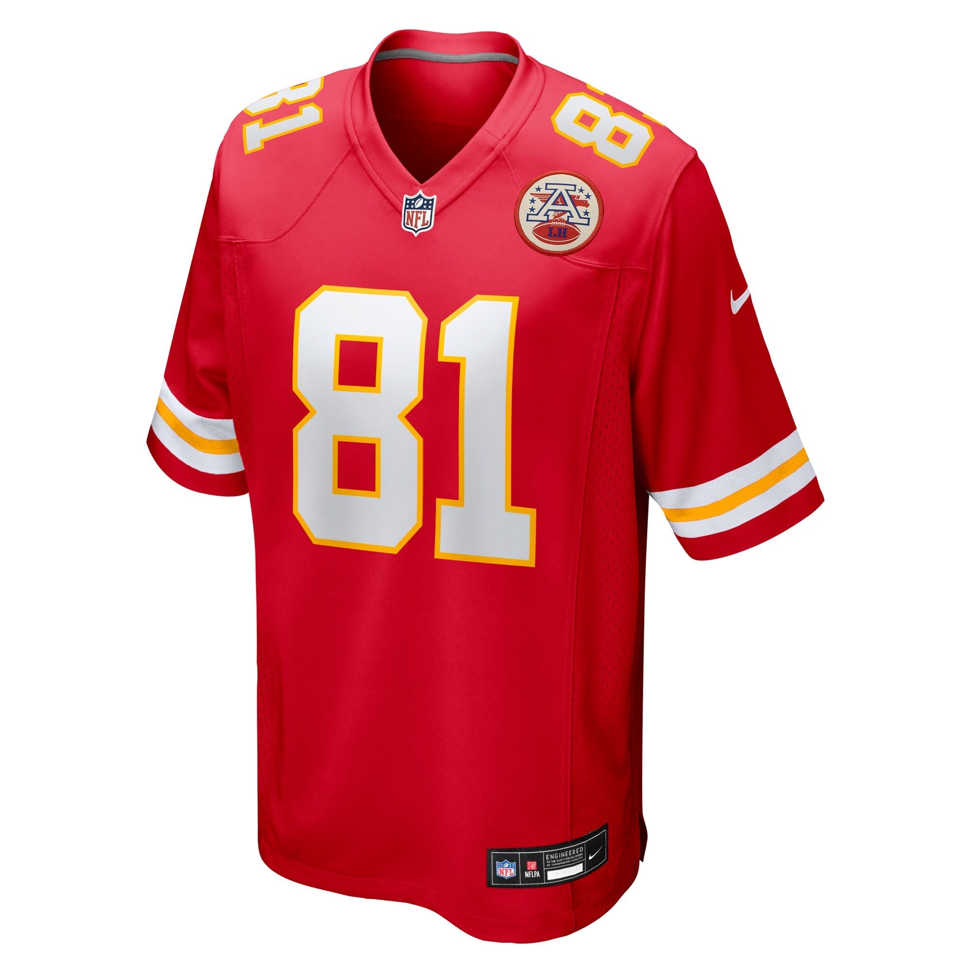 Kansas City Chiefs Nikko Remigio Red Team Game Jersey