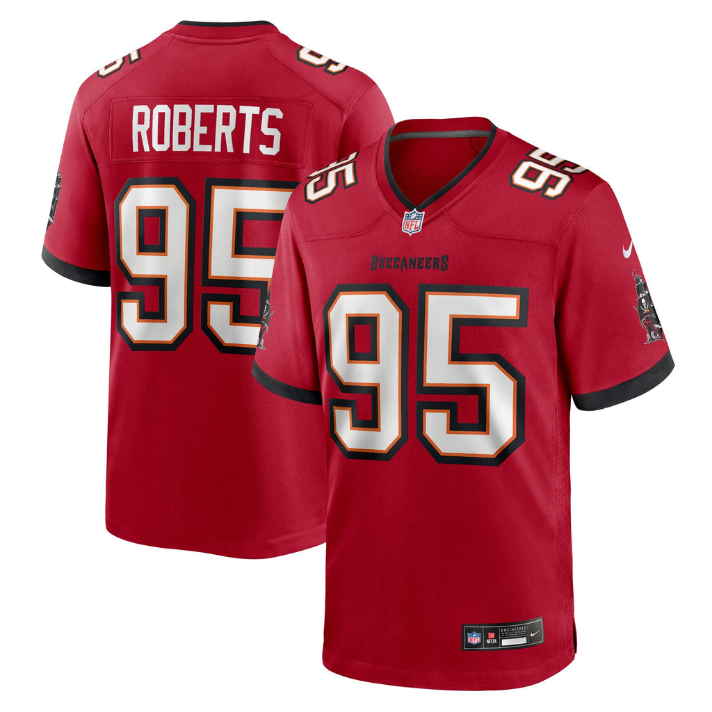 Tampa Bay Buccaneers Elijah Roberts Red Team Game Jersey