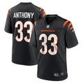 Cincinnati Bengals Daijahn Anthony Black Game Jersey